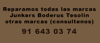 Calderas gasoil Junkers Boderus Tesolin